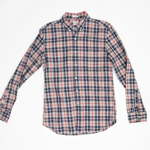 J. Crew Other - J Crew Slim Secret Wash Plaid Shirt